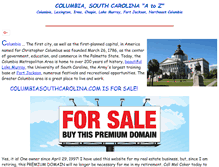 Tablet Screenshot of columbiasouthcarolina.com